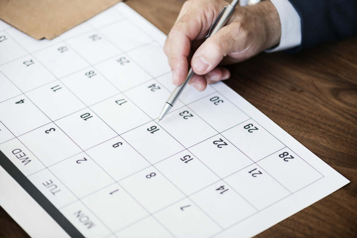 Tax Calendar Availability
