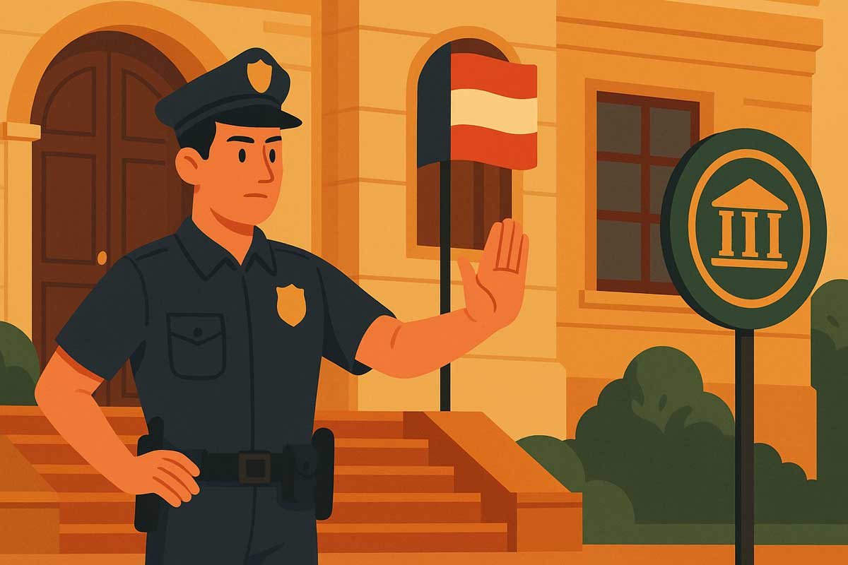 ¿Agentes en la Embajada?